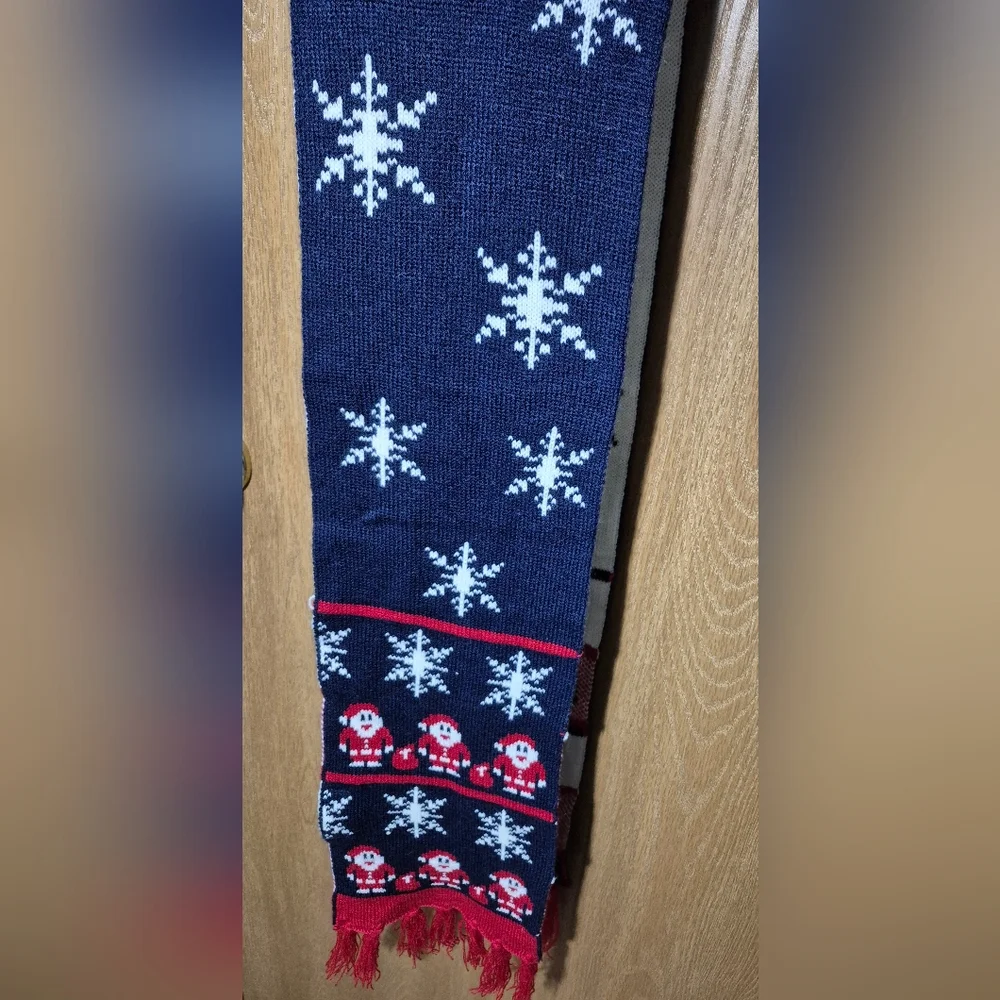 It's Our Time Knit Christmas Beanie Hat with The Scarf Set-One Size - Juniors